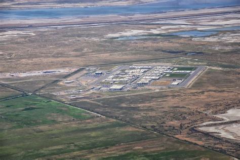 Utah State Prison, Salt Lake City, Newly Built 2022, Aerial View, Utah. Stock Image - Image of ...