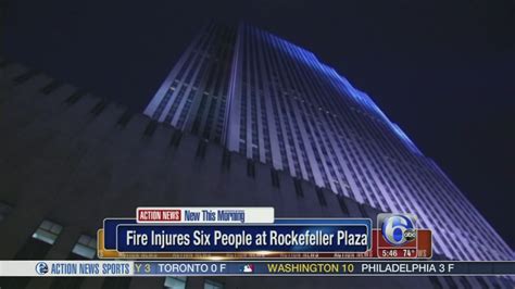 Observation deck fire at Rockefeller Plaza hurts 6 - 6abc Philadelphia