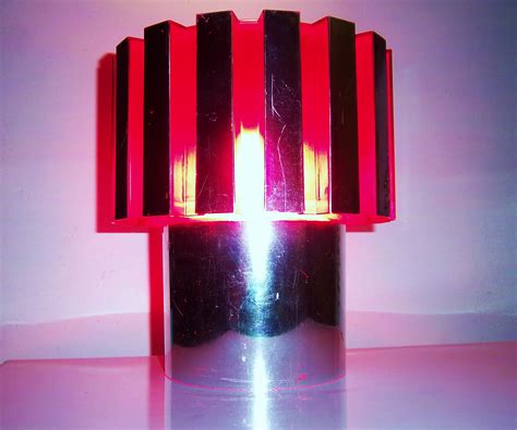 1970'S PLASTIC RED COG TABLE LAMP BY C.N. BURMAN 1973 Diy Furniture ...