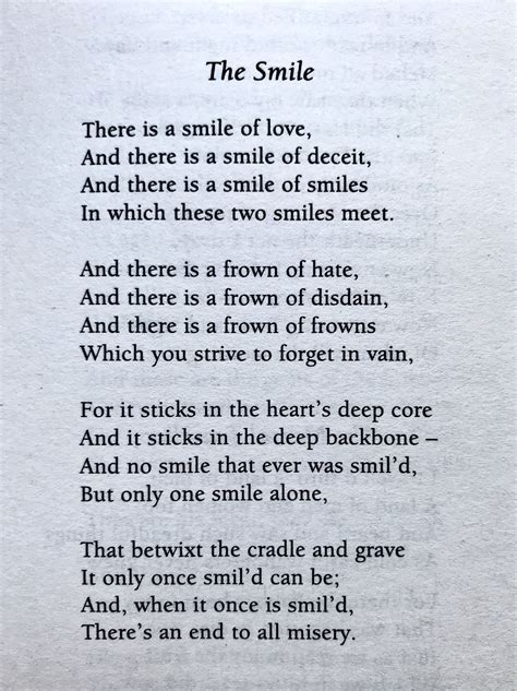 William Blake, The Smile.💞🌍🌎🌏💞 | Motivational poems, Poems by famous poets, Poetry inspiration