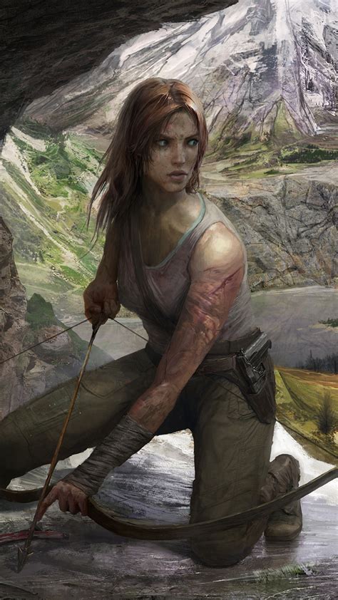 1080x1920 4k Tomb Raider Fanart Iphone 7,6s,6 Plus, Pixel xl ,One Plus ...