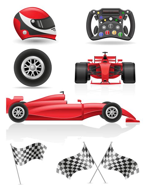 set racing icons vector illustration EPS 10 509858 Vector Art at Vecteezy