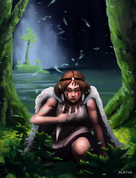 Princess mononoke fanart by Crowtex-lv on DeviantArt