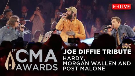 HARDY, Morgan Wallen & Post Malone – Joe Diffie Tribute Medley | Live ...