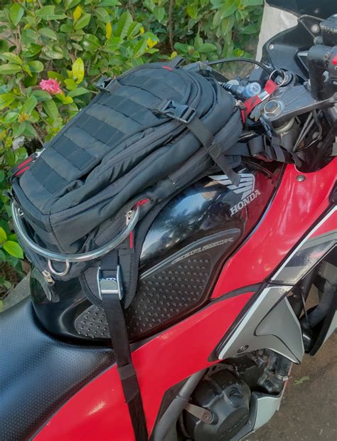 TrailHawk Motorcycle Tank Bag with hydration pack