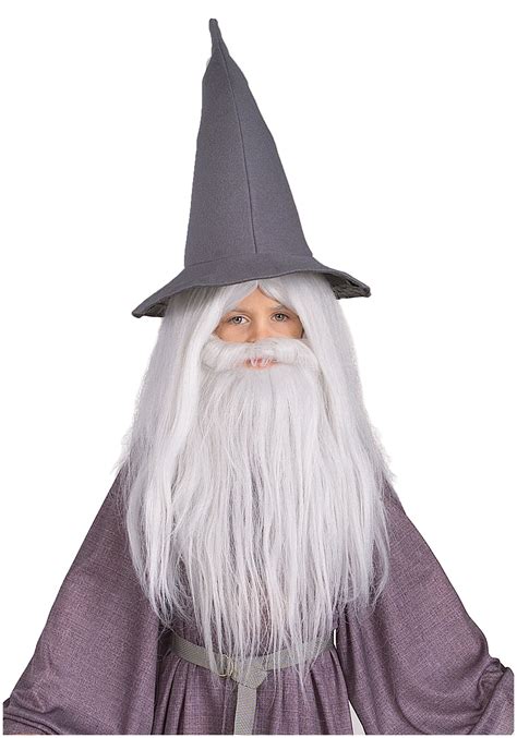 Gandalf Beard and Wig Kids Set