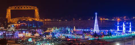 Duluth Christmas Lights Photograph by Paul Freidlund