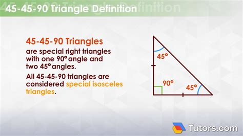 45-45-90 Triangle - Rules, Formula & Theorem