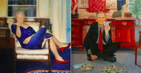 This Is The Bizarre Painting Of Bill Clinton In A Dress Owned By Jeffrey Epstein: The Artist ...