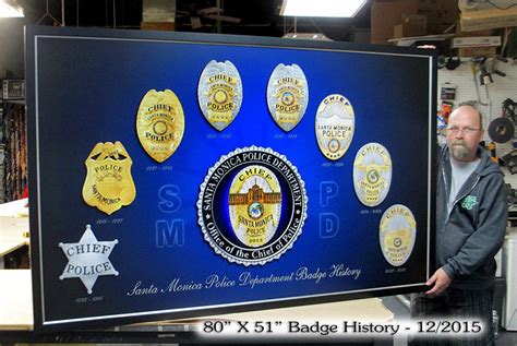 Santa Monica PD facility projects from Badge Frame