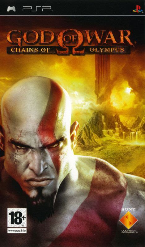 God of War: Chains of Olympus (2008) PSP box cover art - MobyGames