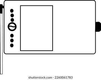 Vector Outline Graphic Tablet Drawing Stock Vector (Royalty Free) 2260061783 | Shutterstock