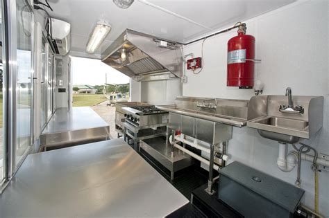 An interior look at the Doughworks food truck from front to back. | Food truck, Food trailer ...