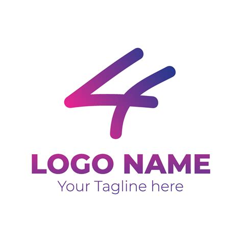 Four Logo template 7048611 Vector Art at Vecteezy