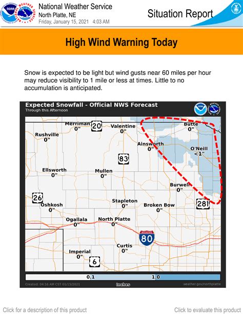 High Wind Warning remains in effect through this evening