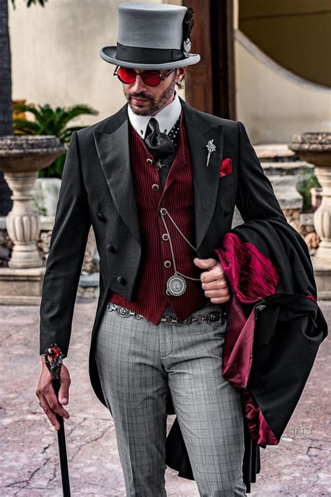 🎀多眼🎀 on Twitter | Steampunk men clothing, Fashion suits for men, Suit fashion