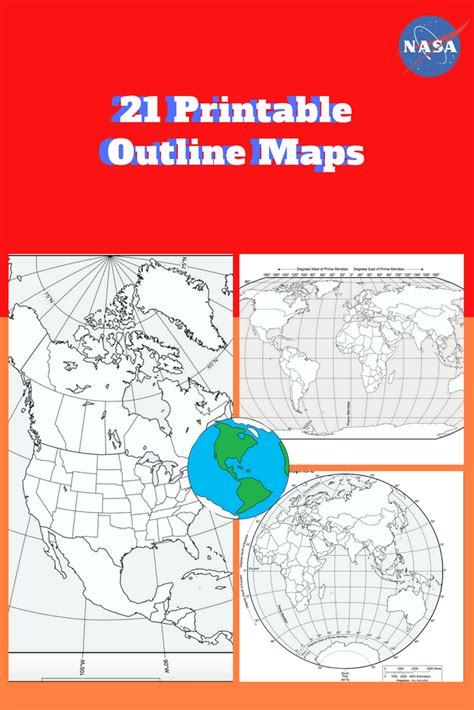 Printable Outline Maps of the World (PDF): Download and print 21 outline maps of hemispheres ...