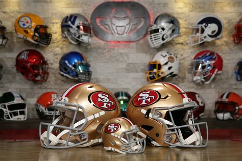 San Francisco 49ers Riddell Speed Authentic Helmet – Green Gridiron, Inc.