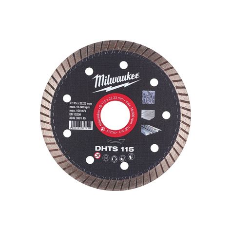 Milwaukee DHTS 115mm diamond cutting disk