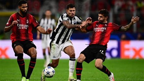 Newcastle hold AC Milan on Champions League return | The Guardian ...