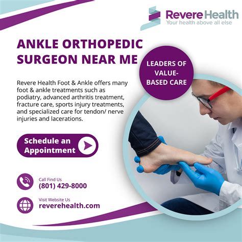 Best Ankle Orthopedic Surgeon Near Me | Revere Health - Revere Health ...