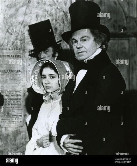 Actress Sarah Pickering and actor Derek Jacobi in the movie Little Dorrit, USA 1988 Stock Photo ...