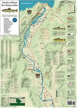 San Juan River Fly Fishing Map: David Colvin: 9780976825609: Amazon.com: Books