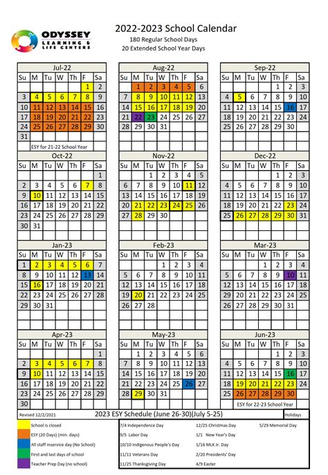 Odyssey Charter School Calendar 24 25 Pdf - Janice Carmencita