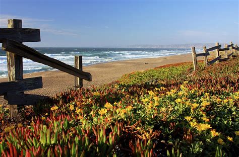 Beautiful California Beach Scene And by Ejs9
