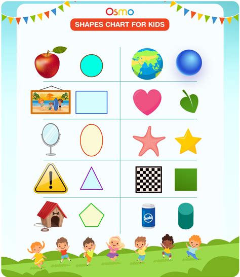 Shapes Chart For Kindergarten