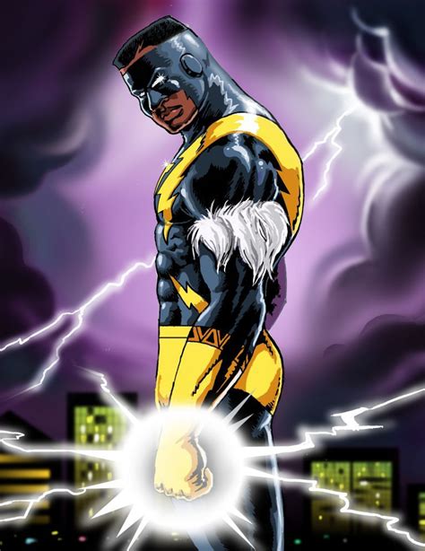 Black Thunder in 2021 | Digital comic, Black thunder, Superhero