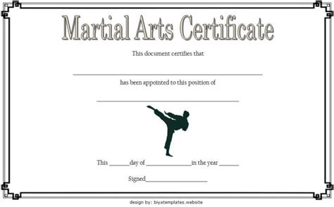 Best Of free martial arts certificate templates Free martial arts ...