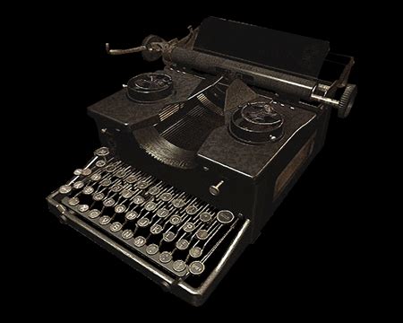 Typewriter (Resident Evil Remake) | Evil Resource