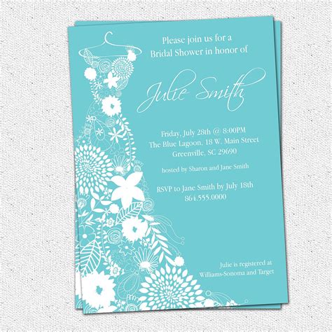 Bridal Shower Card Free Printable