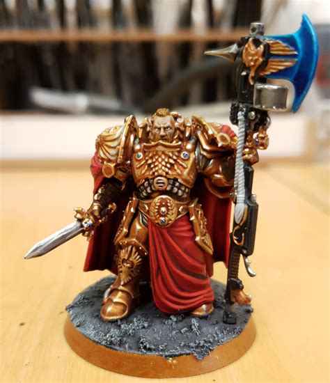 Adeptus Custodes - Shield-Captain | My first Custodes and maybe my best paint job so far ...