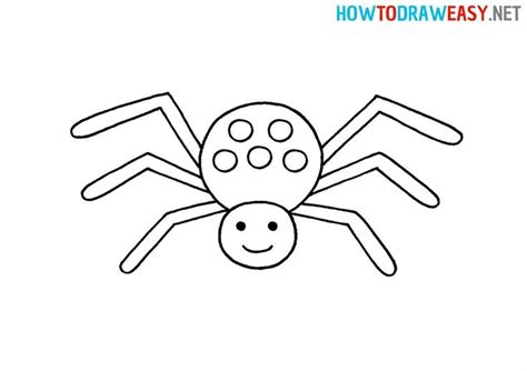 How to Draw a Spider for Kids