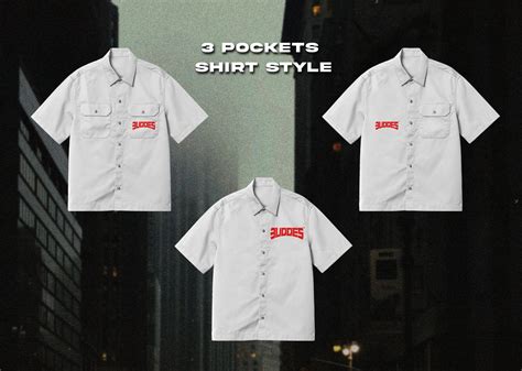 Short Sleeve Shirt Mockup - 3uddes