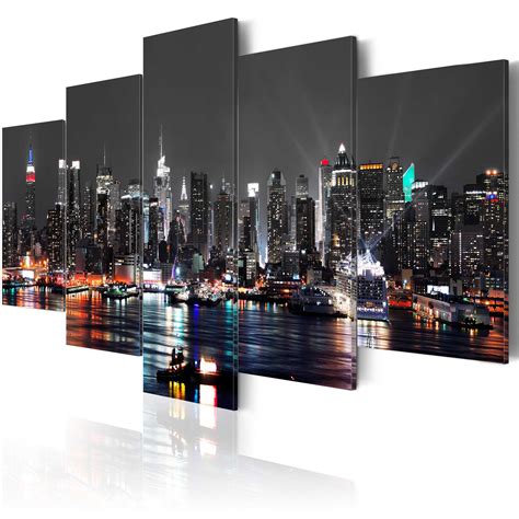 15 Photos Black and White New York Canvas Wall Art