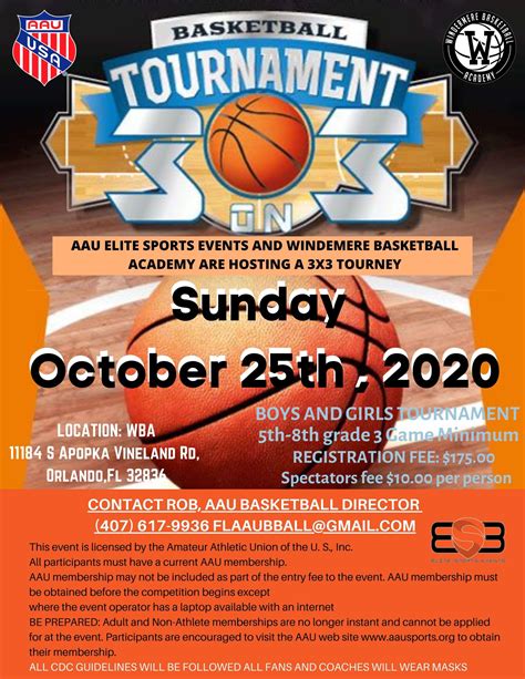 WBA 3 on 3 Tournament | Windermere Basketball Academy