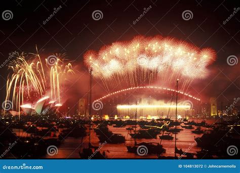 Fireworks on Sydney Harbour Editorial Photography - Image of australia ...