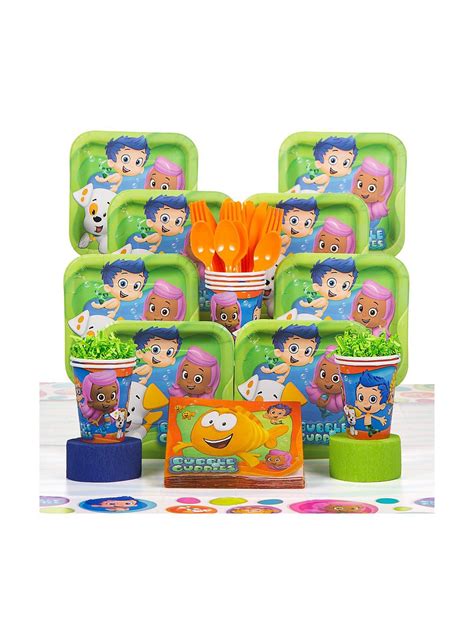 Bubble Guppies Deluxe Kit (Serves 8) | Bubble guppies birthday party, Bubble guppies birthday ...