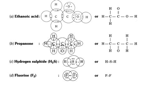 Draw Electron Dot Structure Of Propanone