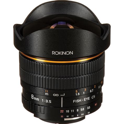 Rokinon 8mm f/3.5 Fisheye Lens for Nikon F FE8M-N B&H Photo Video