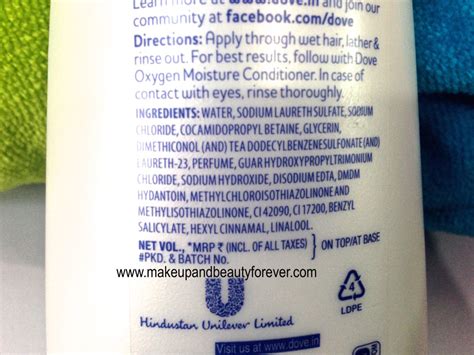 Dove Oxygen Moisture Shampoo Review