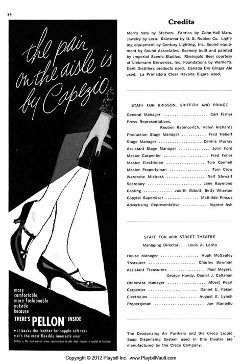 New Girl in Town (Broadway, Richard Rodgers Theatre, 1957) | Playbill