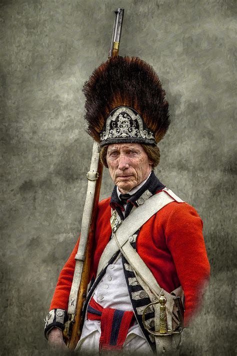 Faces of the American Revolution British Soldier Portrait Digital Art by Randy Steele - Fine Art ...