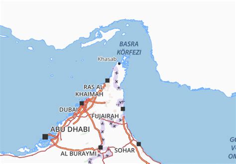 MICHELIN Musandam map - ViaMichelin