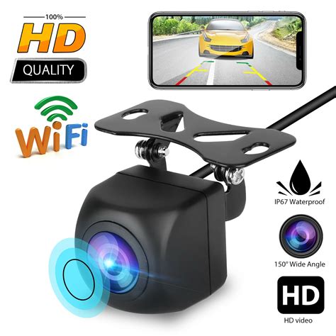 WiFi HD Wireless Car Rear View Cam.Wireless Backup Camera - Waterproof ...