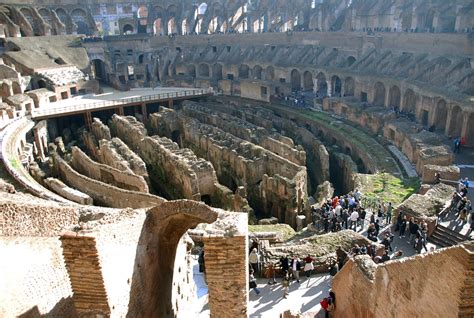 The Arena and underground passages, The Colosseum in Rome,… | Flickr