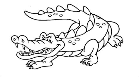 Alligator Drawing Outline at GetDrawings | Free download